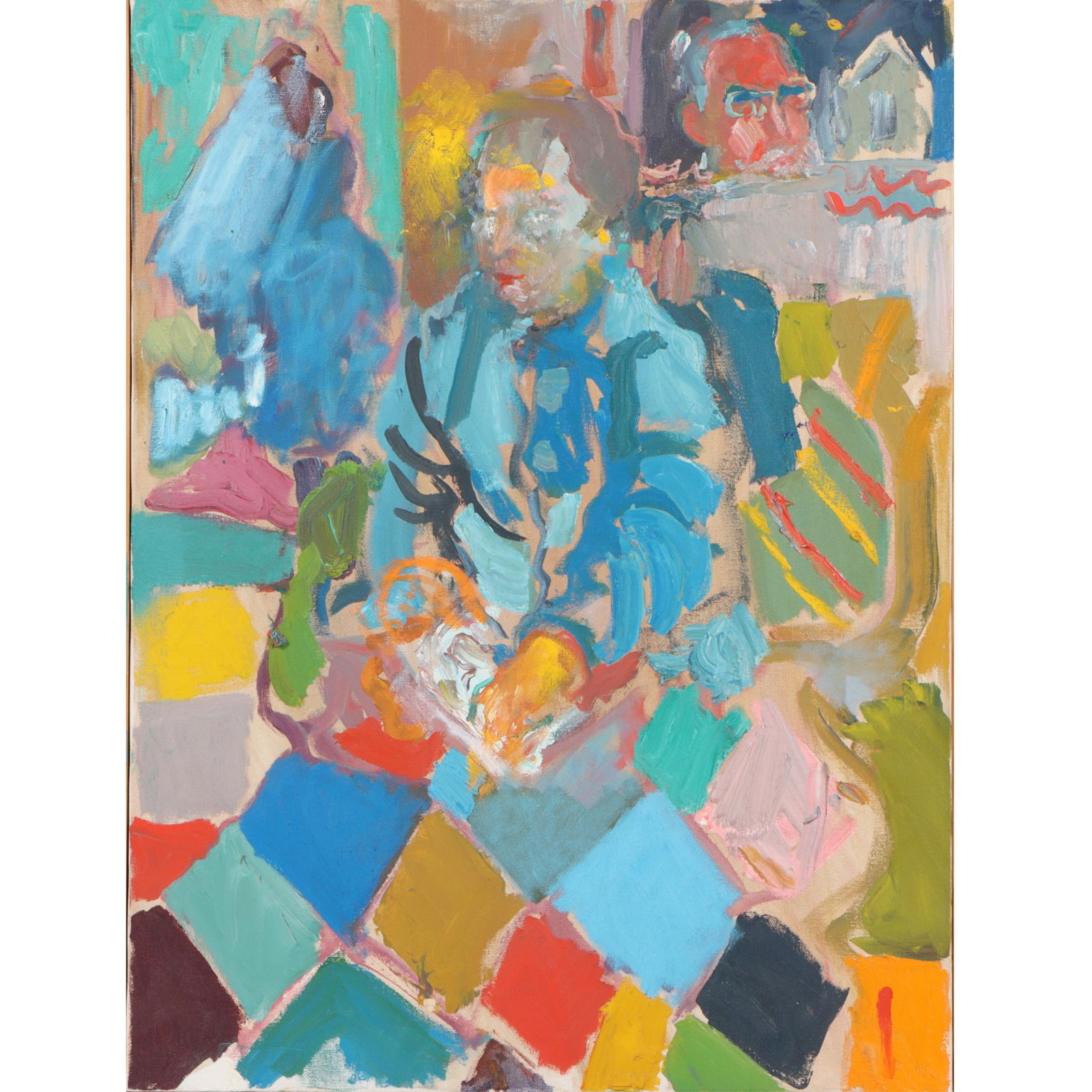 George McCullough, Indiana (1937 - 2005), double portrait of George & Sue McCullough, oil on canvas, (1 of 11)