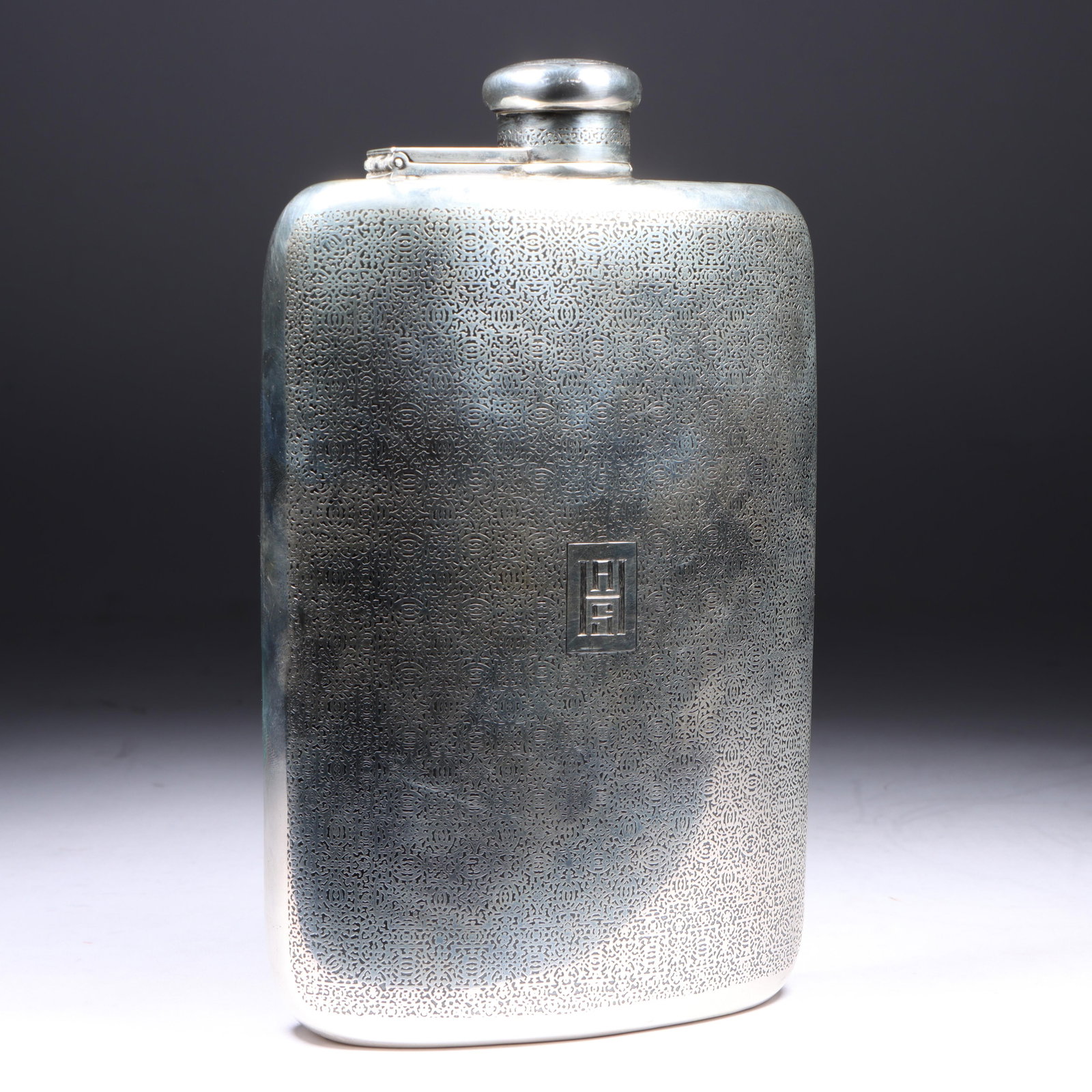 Vintage Tiffany & Co. Makers Sterling Silver Large Etched 4 Gills Chiseled Arabesque patterned (1 of 13)