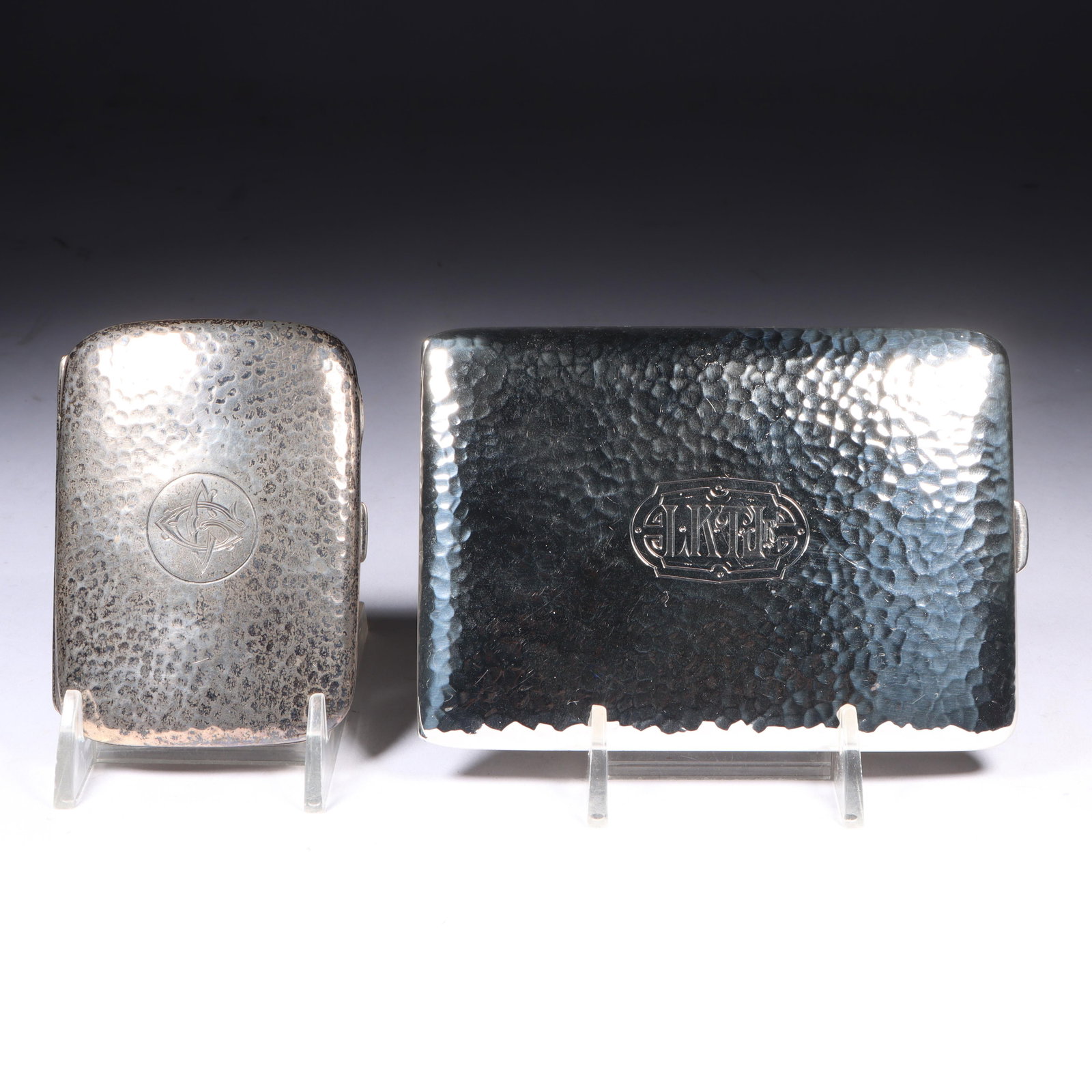 Vintage Sterling Silver Mappin & Webb Cigarette Case and Vintage Sterling Silver Cigarette Case with (1 of 11)