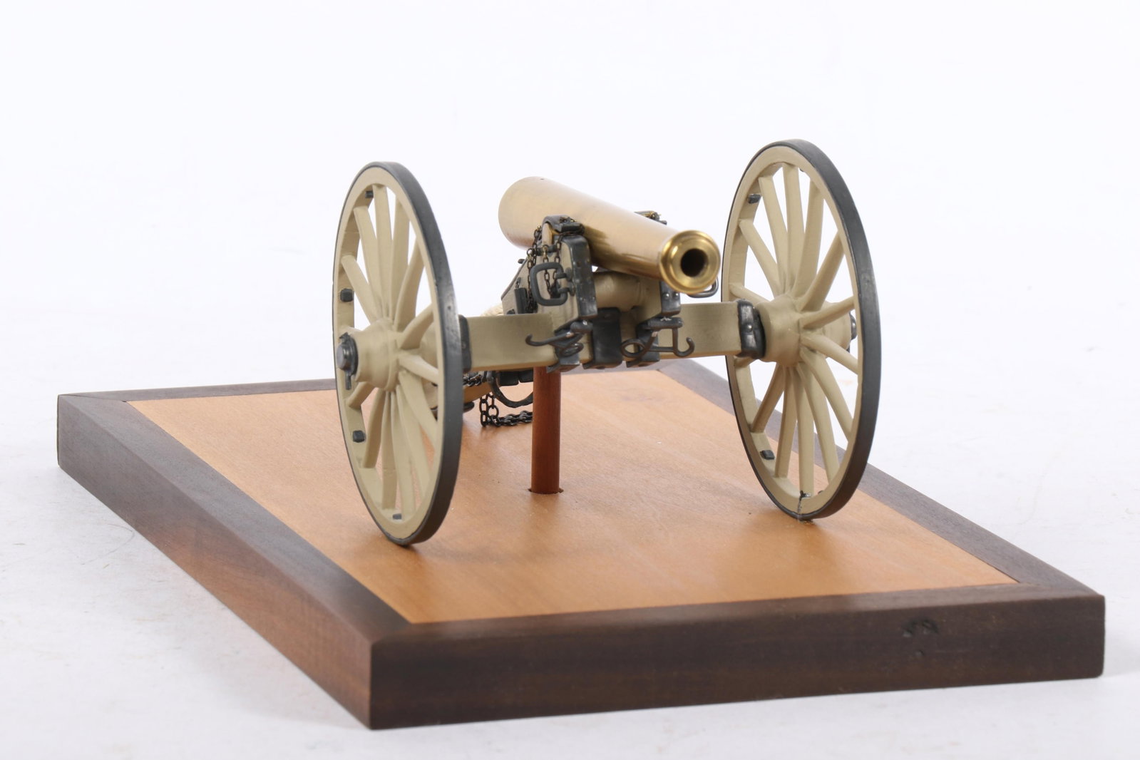 Bradley Foster Civil War Napoleon cannon 1/16 scale model, historic artillery model 3/4"H x 6 1/2"W (1 of 8)