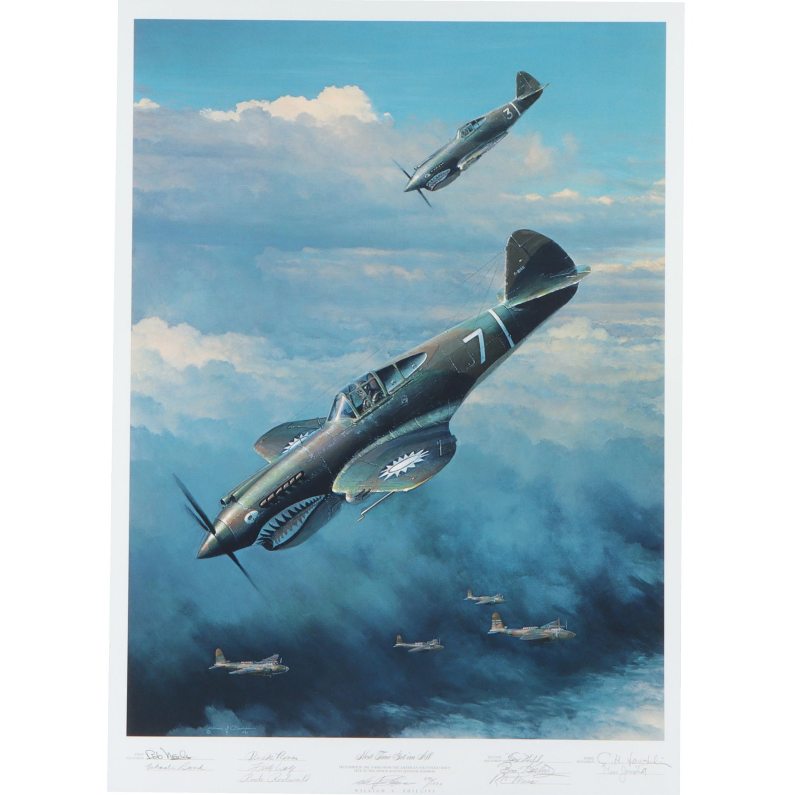 William S. Phillips, American (b. 1945), Next Time Get Em All, 1986, lithograph, 31 1/4"H x 22 (1 of 16)