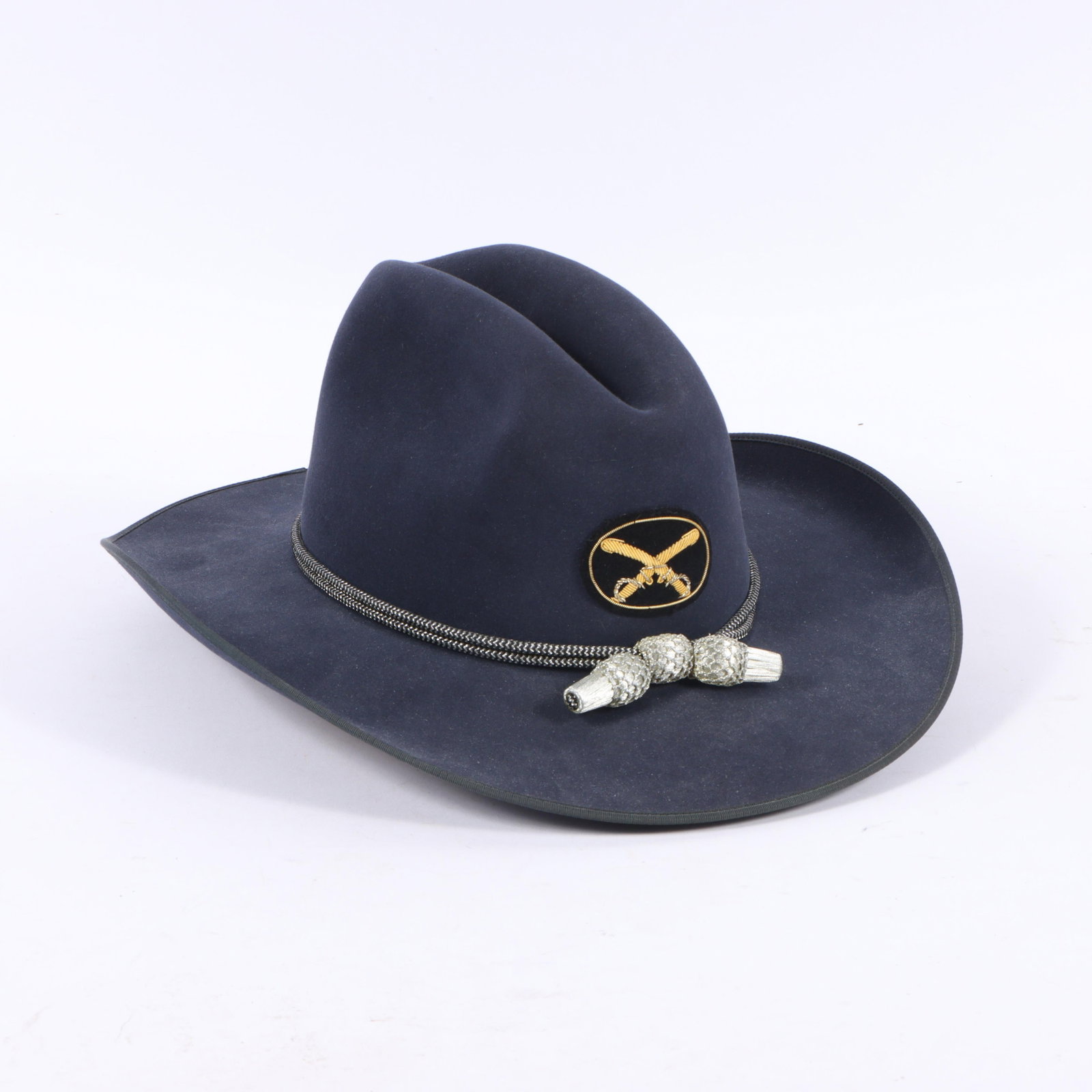 Replica Civil War era Union cavalry hat by Bounty Hunter with stand, Size 7 1/4 size 7 1/4 (1 of 14)