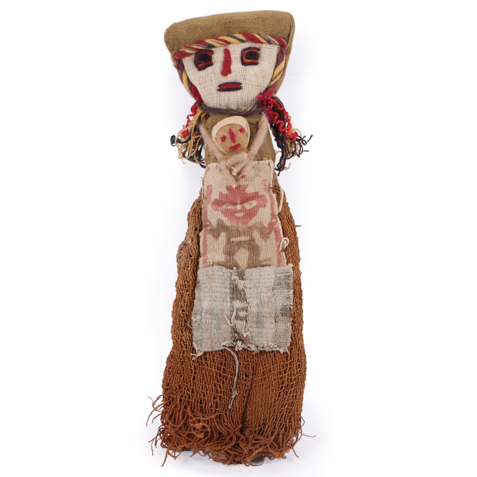 Vintage Peruvian Chancay Burial Doll Handmade 11?H x 4?W: Vintage Peruvian Chancay Burial Doll Handmade 11?H x 4?W