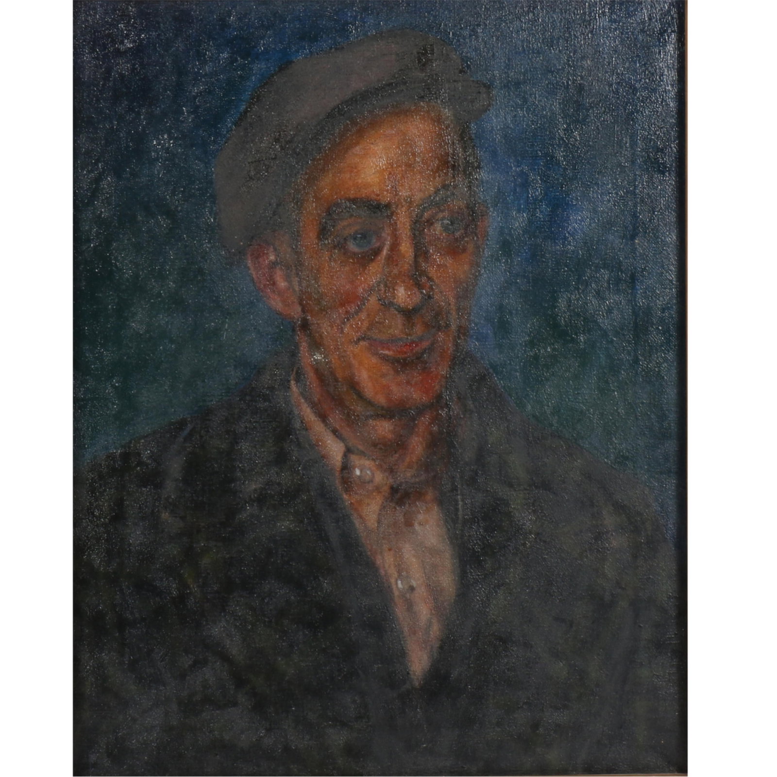Lee Detchon, Indiana (1900-1994), Freight Wreck McNeeley, oil on canvas, 19 1/2"H 15 1/2"W (sight) (1 of 13)