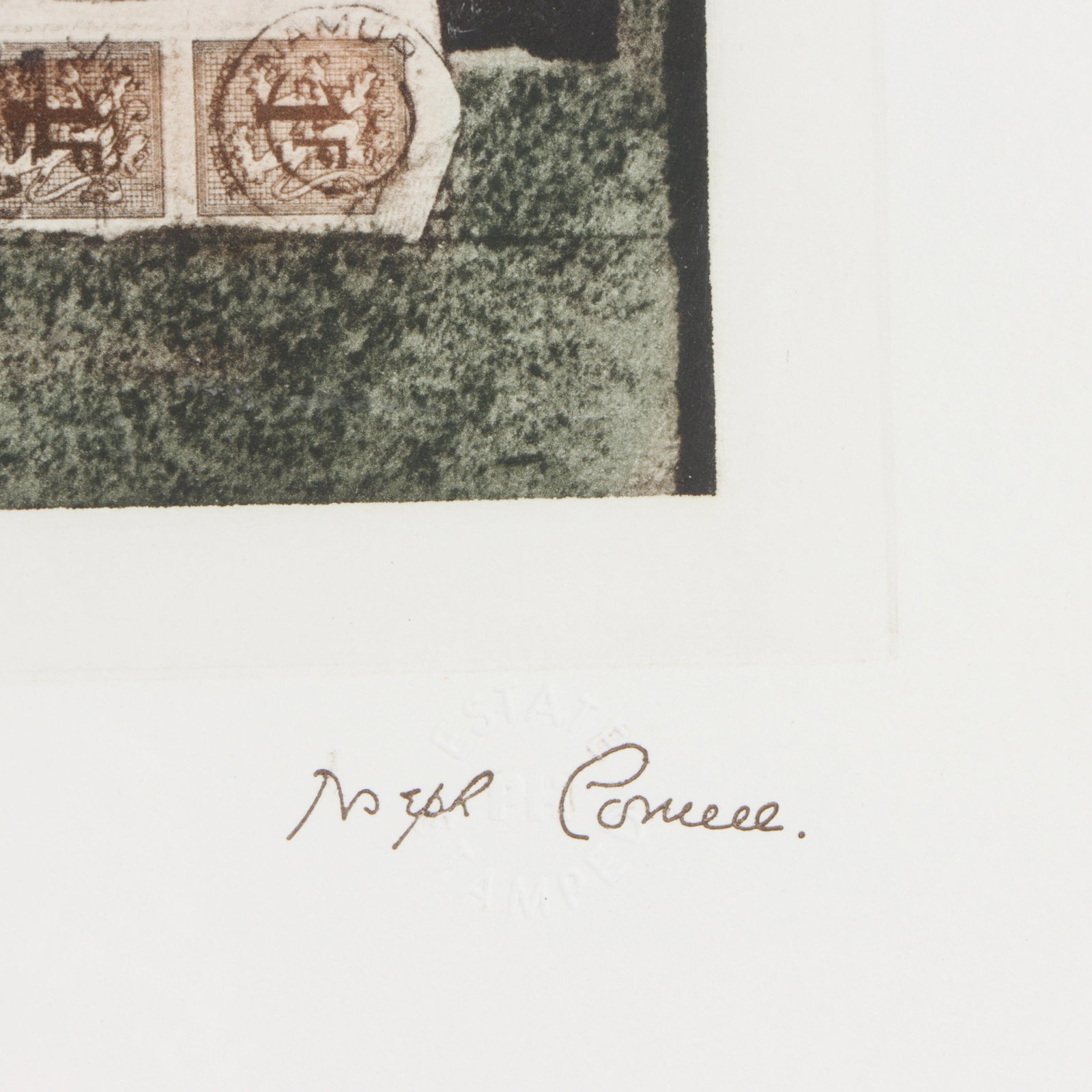 Joseph Cornell, American, (1903-1972), Untitled (derby hat), from Prints for Phoenix House, 1972 - 3