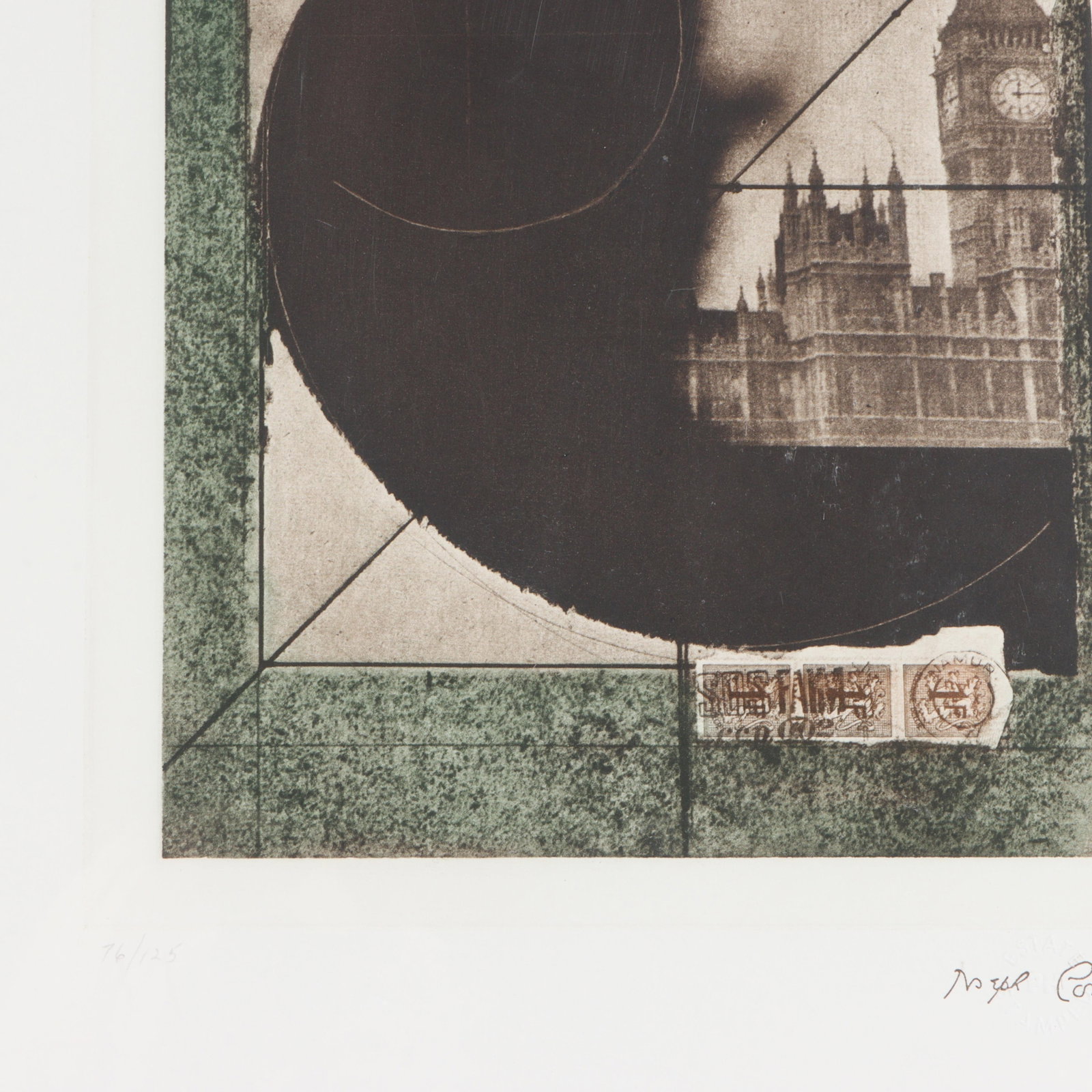Joseph Cornell, American, (1903-1972), Untitled (derby hat), from Prints for Phoenix House, 1972 - 5