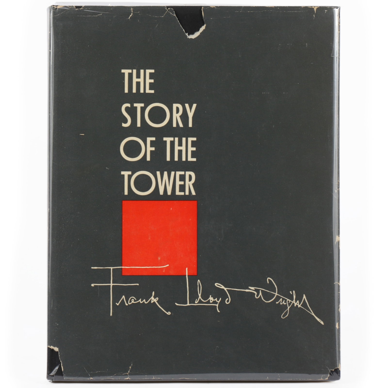 The Story of the Tower, Frank Lloyd Wright, SIGNED, Horizon Press, 1956. 5/8" x 11 1/4" x 8 3/4" (1 of 13)