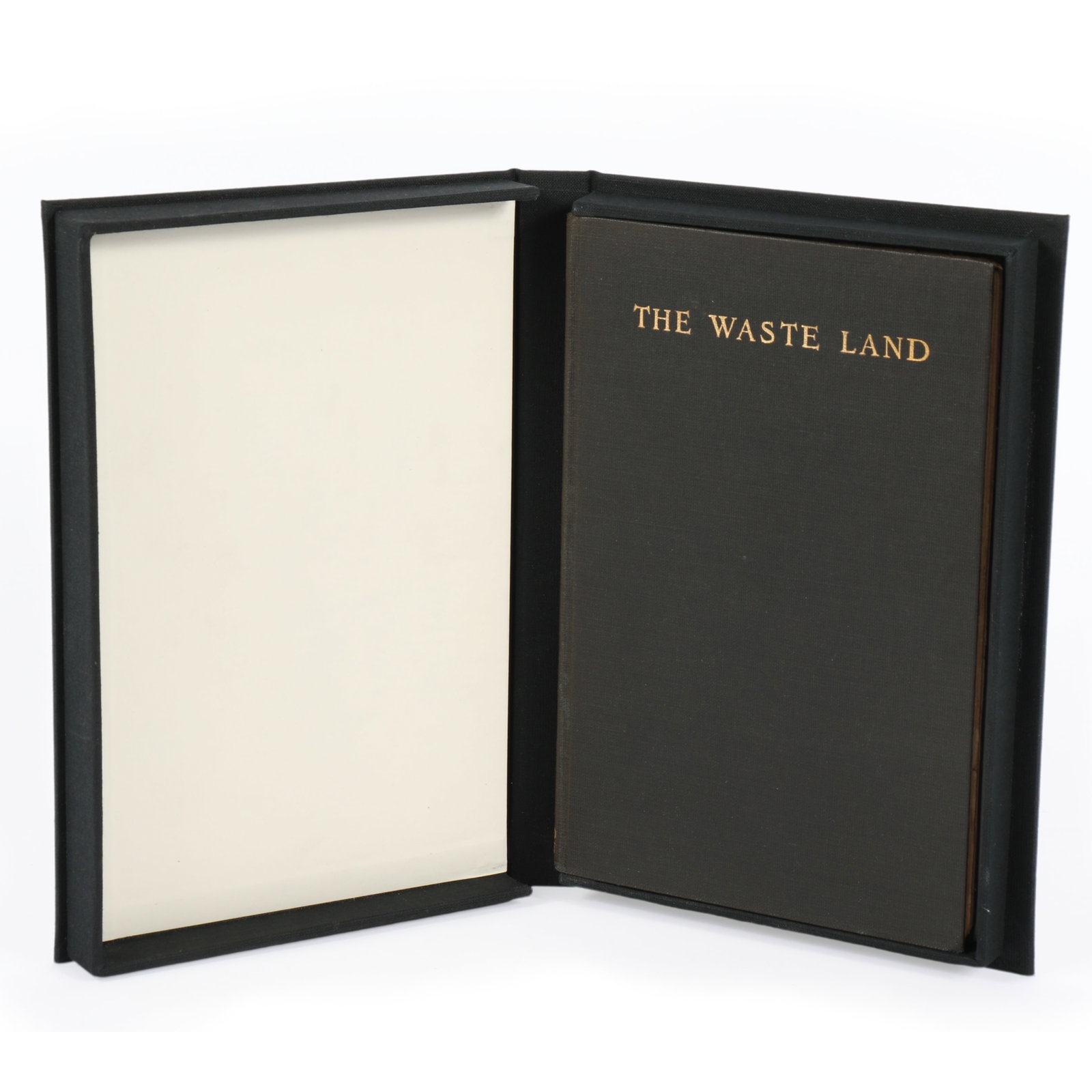 The Waste Land, T.S. Eliot, first edition of 2nd printing, Boni and Liveright, NY, 1922. 1" x 8 1/2" (1 of 18)