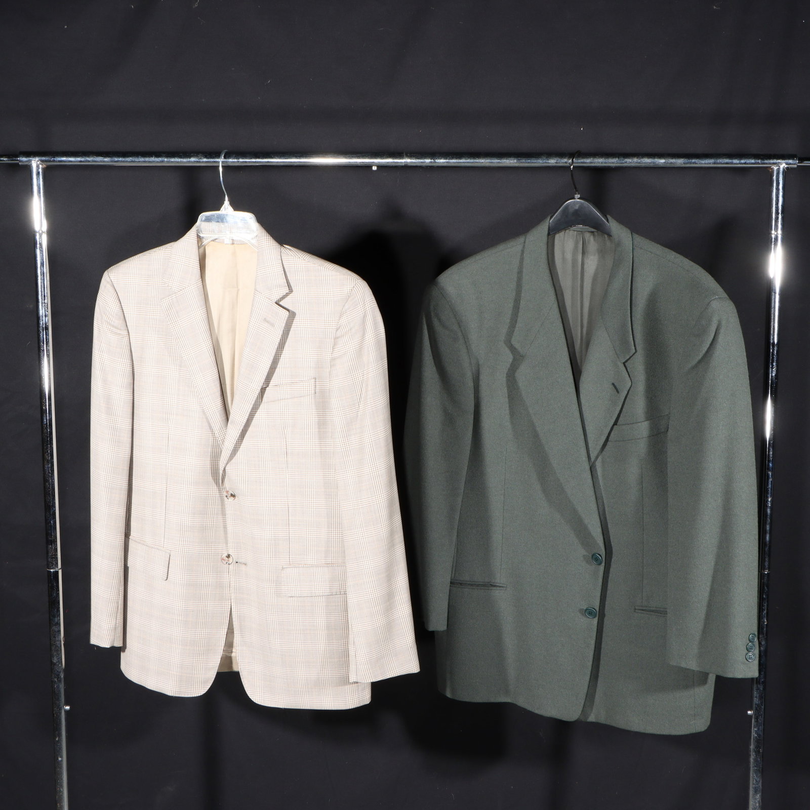 Men's Valentino & Giorgio Armani Le Collezioni cashmere blazer suit jackets 24 1/2"Pit to pit, (1 of 15)