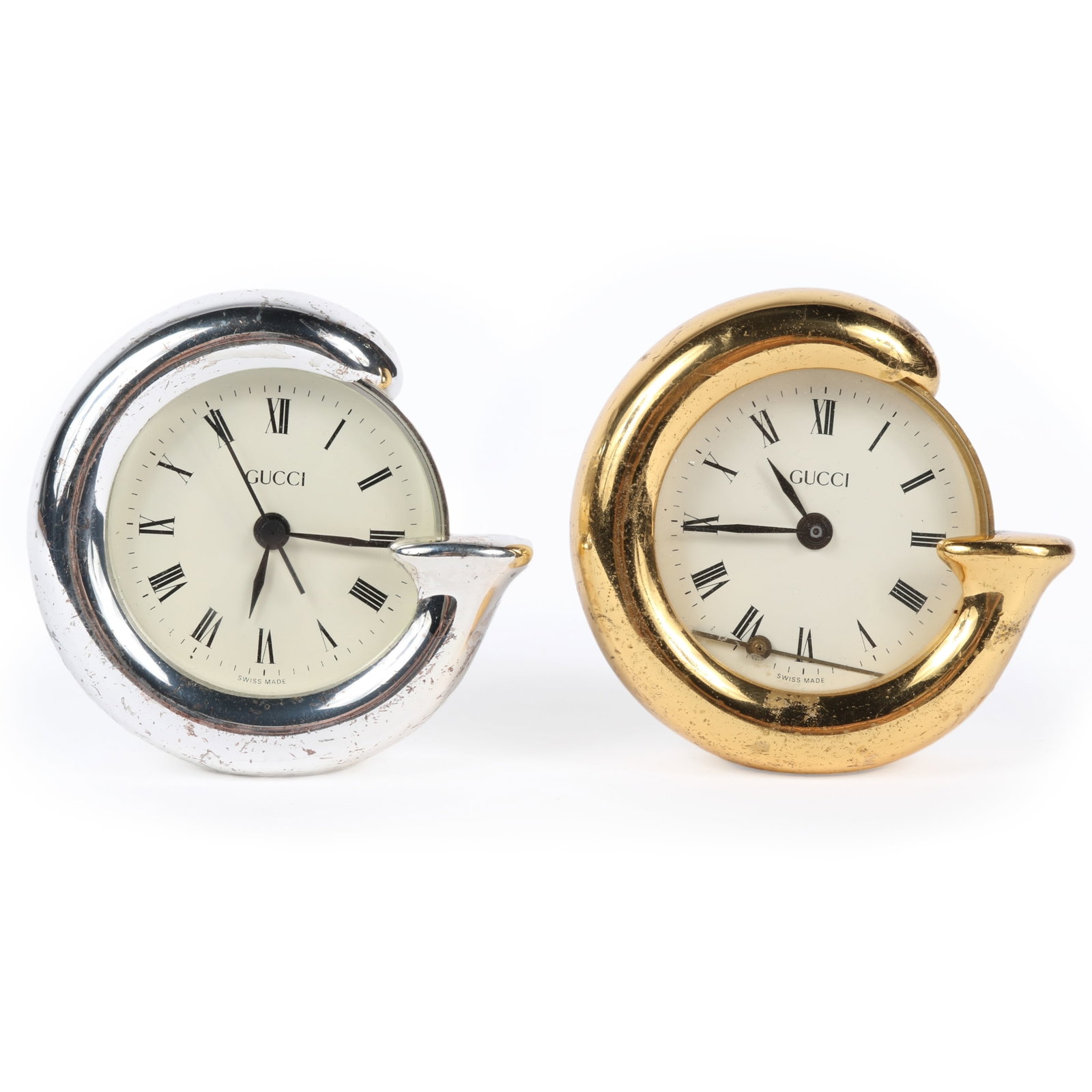 Teo Vintage Gucci G Desk Clocks 3 1/4"H x 1 1/2"D x 3 3/8"W each (1 of 10)