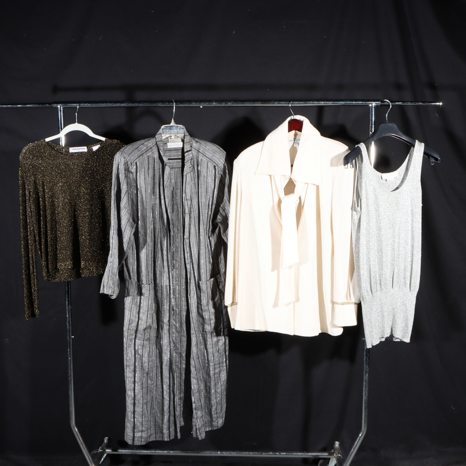 4pc. collection of vintage clothing featuring Rachel Broumand and Sophie Philppart 21"Pit to pit x (1 of 16)