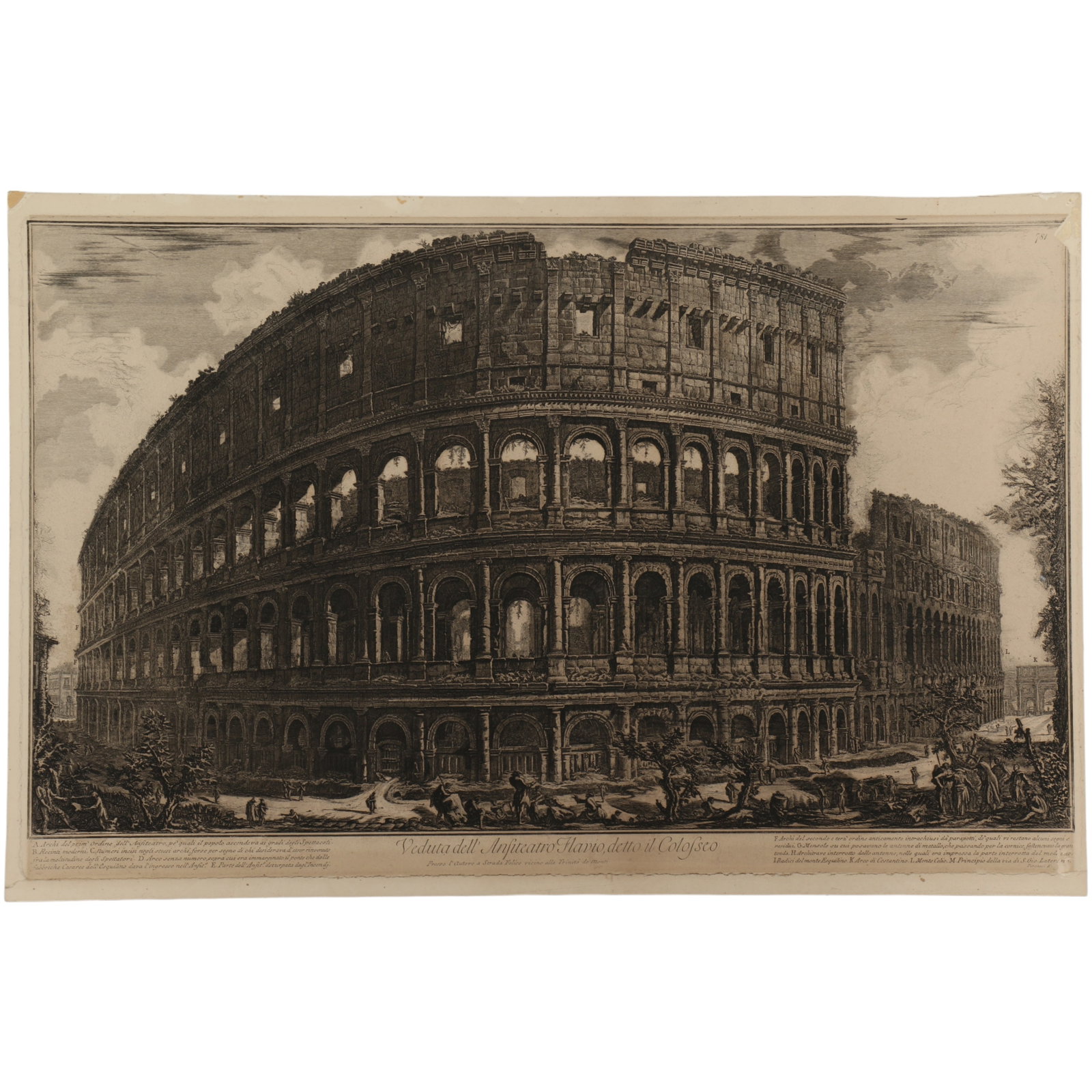Giovanni Battista Piranesi, Italian (1720?1778), Veduta dell'Anfiteatro Flavio detto il Colosseo, (1 of 11)