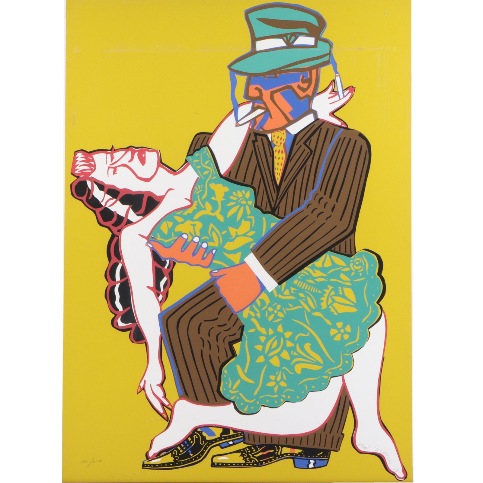 Red (Charles Rogers) Grooms, American (b. 1937), Mango Mango, 1973, screenprint, 40"H x 29"W(paper), (1 of 10)