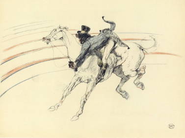 Henri de Toulouse-Lautrec, Chocolat, scene, The Circus by Toulouse-Lautrec, Limited Edition (1 of 7)