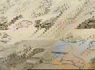 Eugène Delacroix, Composition, Trente et un Dessins et Aquarelles du Maroc, Limited Edition (1 of 9)