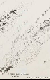 Henri de Toulouse-Lautrec, Anna Held dans Toutes ces Dames, Derrière le miroir, Limited Edition (1 of 5)