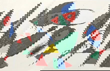 Joan Miró, Composition, (Cramer 198; Mourlot 1046), Joan Miró Lithographs, Limited Edition (1 of 9)