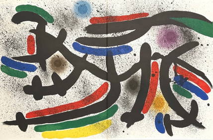 Joan Miró, Composition, (Cramer 160; Mourlot 865), Joan Miró Lithographs, Limited Edition (1 of 9)