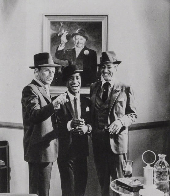 Cecil Beaton, High Society (Frank Sinatra, Sammy Davis Jr., Dean Martin), Electa Editrice: Héliogravure on vélin paper. Paper size: 15.75 x 11.75 inches. Excellent condition. Inscription: unsigned and unnumbered, as issued. Notes: From the folio, Cecil Beaton, Electa Editrice Portfolios,