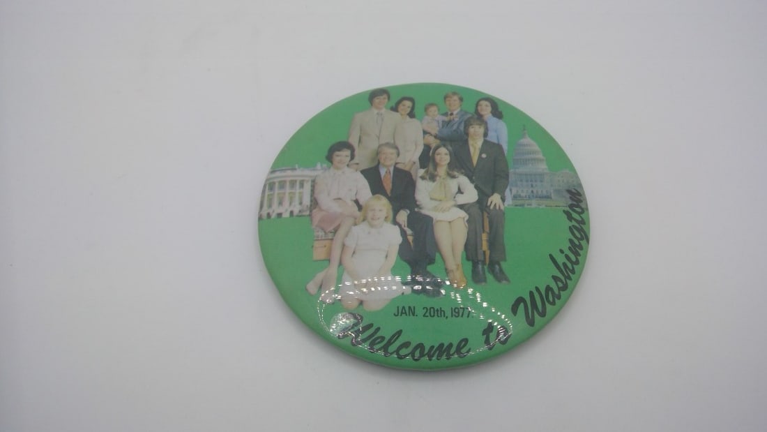 Political Pin Jimmy Carter: Political Campaign Pin Jimmy Carter