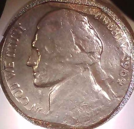 UNITED STATES 1964 NICKEL ERROR COIN (1 of 2)