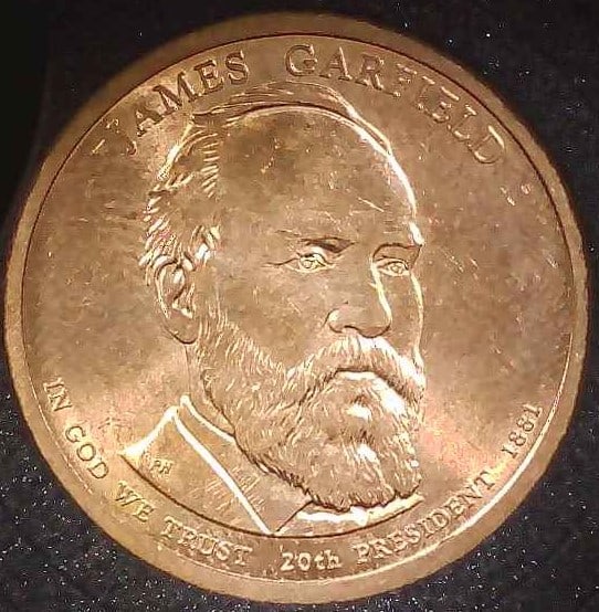 UNITED STATES $1 JAMES GARFIELD DOLLAR (1 of 2)
