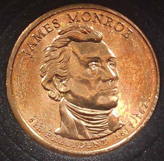 UNITED STATES $1 JAMES MONROE: Virginia native James Monroe was exceptionally qualified to serve as the United States? fifth president. Not only was he a Revolutionary War soldier, he was champion of the Bill of Rights, U.S. diplom