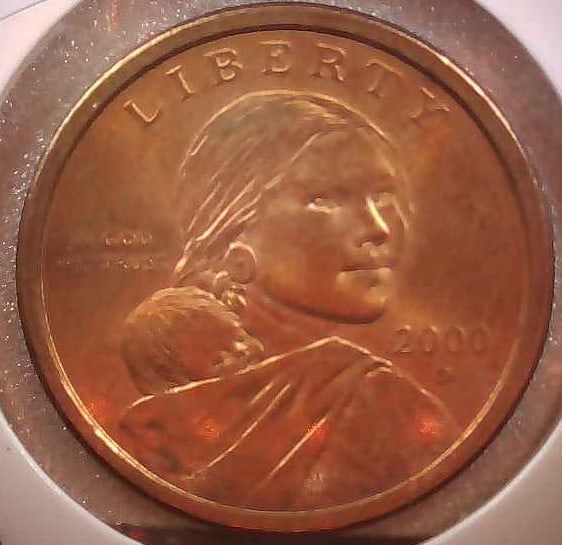 UNITED STATES 2000 P SACAGAWEA 1 DOLLAR (1 of 2)