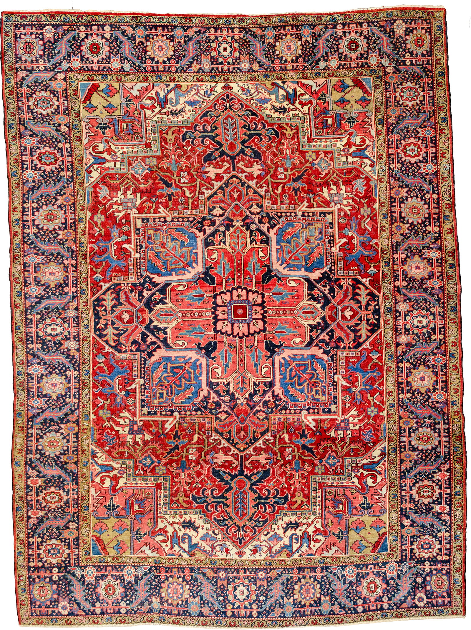 A LARGE PERSIAN HERIZ CARPET, NORTHWEST PERSIA, CIRCA 1900 (1 of 6)