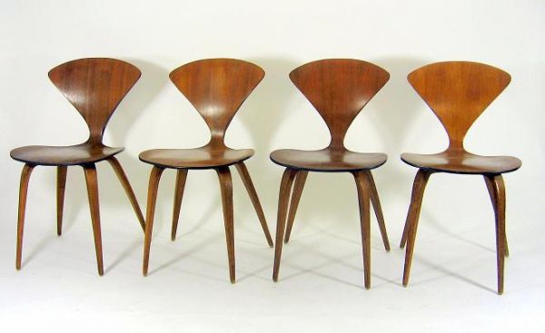 MID CENTURY MODERN CHERNER PLYCRAFT CHAIRS BERNADO