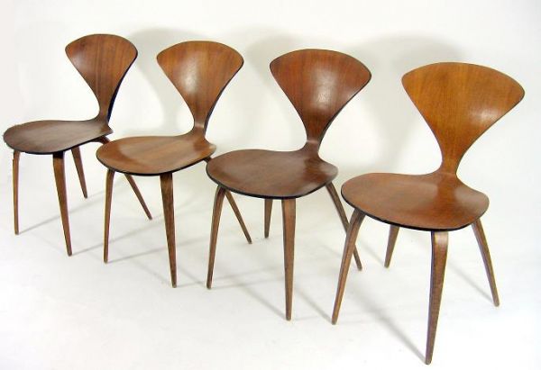 MID CENTURY MODERN CHERNER PLYCRAFT CHAIRS BERNADO - 2