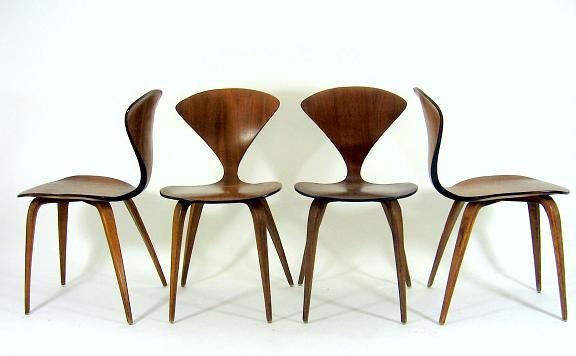 MID CENTURY MODERN CHERNER PLYCRAFT CHAIRS BERNADO - 3