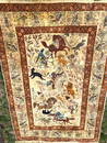 GORGEOUS FINE ISHFAHAN SEIRAFIAN HUNTING RUG