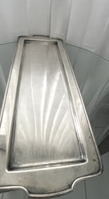 TIFFANY LARGE STERLING 2 HANDLED SERVING TRAY