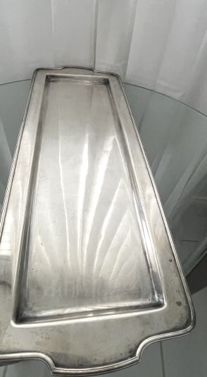 TIFFANY LARGE STERLING 2 HANDLED SERVING TRAY (1 of 4)