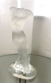 LALIQUE SINGLE DANCER "DANSUER" 9 1/2" TALL