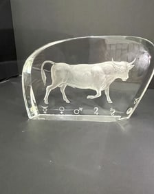 RARE MOSER SIGNED CHALUPKA NEW IN BOX "BULL"