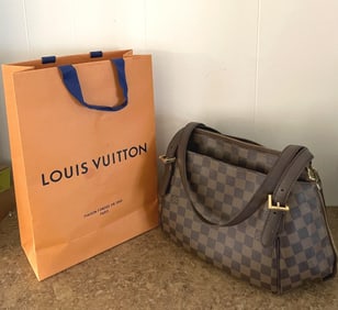 GORGEOUS LOUIS VUITTON DORMIER EBIENE CANVAS BAG