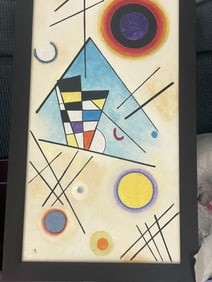 LARGE WASSILY KANDINSKY O/C WITH GOOD COA