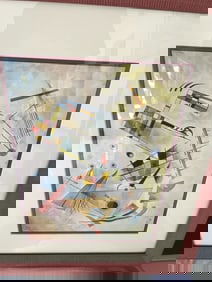 WASSILY KANDINSKY 1866-1944 RUSSIAN WATERCOLOR