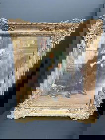 NEWTON BRABY ENGLISH 19TH C. OIL ON CANVAS