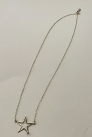 14KT Y GOLD NECKLACE CHAIN WITH STAR
