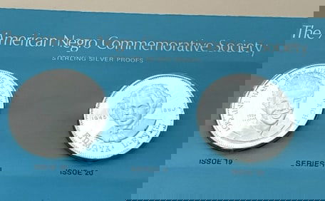 2-STERLING SILVER PROOF ROUNDS THE AMERICAN NEGRO