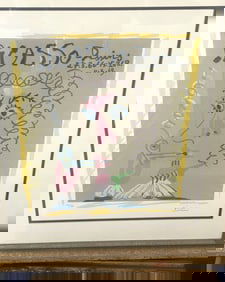 VITGE PICASSO PRINT LIMITED EDITION SIGNED  PLATE