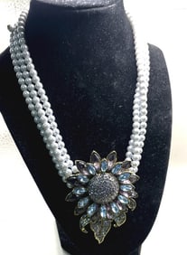 RARE HEIDI DAUS LARGE ESTATE NECKLACE