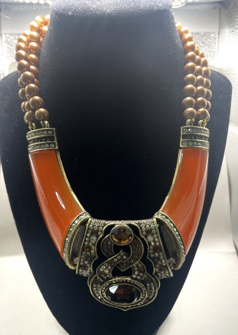 GORGEOUS HEIDI DAUS BELLE EPOQUE STYLE NECKLACE (1 of 4)