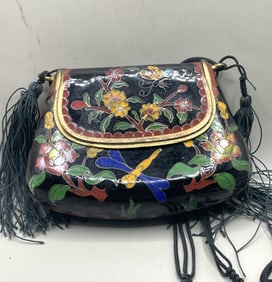 ADORABLE CLOSIONNE MINIATURE LADIES PURSE