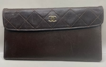 CHANEL CLASSIC FLAP QUILTED CAVIAR WALLET