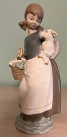 LLADRO GIRL WITH LAMB    4835