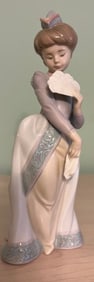 LLADRO FIGURINE GIRL WITH FAN